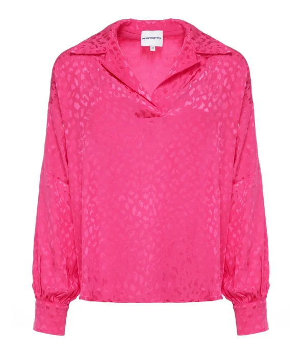 Sortie 😉 MODETROTTER Blouse Alana Fuchsia ⌛ magasins pour 1