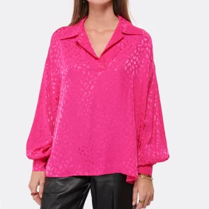 Sortie 😉 MODETROTTER Blouse Alana Fuchsia ⌛ magasins pour 12