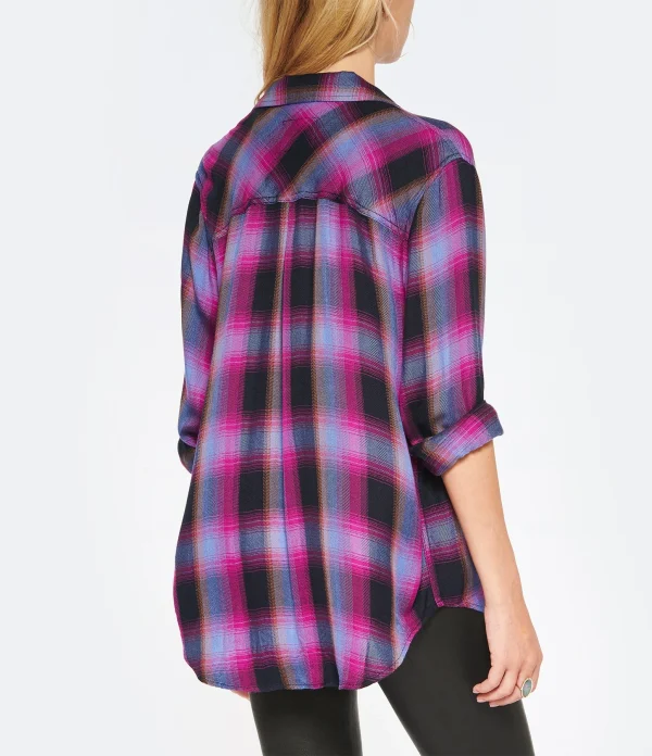 en ligne vente Acheter 🧨 RAILS Chemise Hunter Navy Magenta Sky ⭐ 6