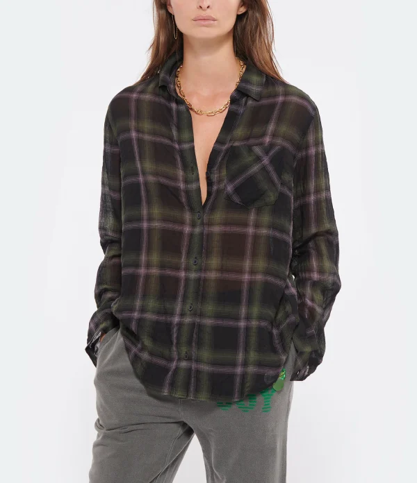 Coupon 🌟 BELLA DAHL Chemise Carreaux Garden Plaid ❤️ pas cher en ligne 4