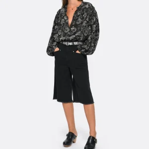 Bon marché 🥰 ISABEL MARANT Blouse Brunille Soie Noir 🔔 comparez les prix 16