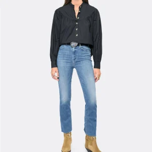 le grand escompte Le moins cher 🛒 CHARLIE JOE Blouse Diego Coton Bleu Navy 😍 13