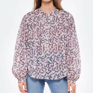 guranteed de qualité Les meilleures critiques de 😉 ISABEL MARANT ÉTOILE Blouse Salika Coton Organique Rose 🌟 11