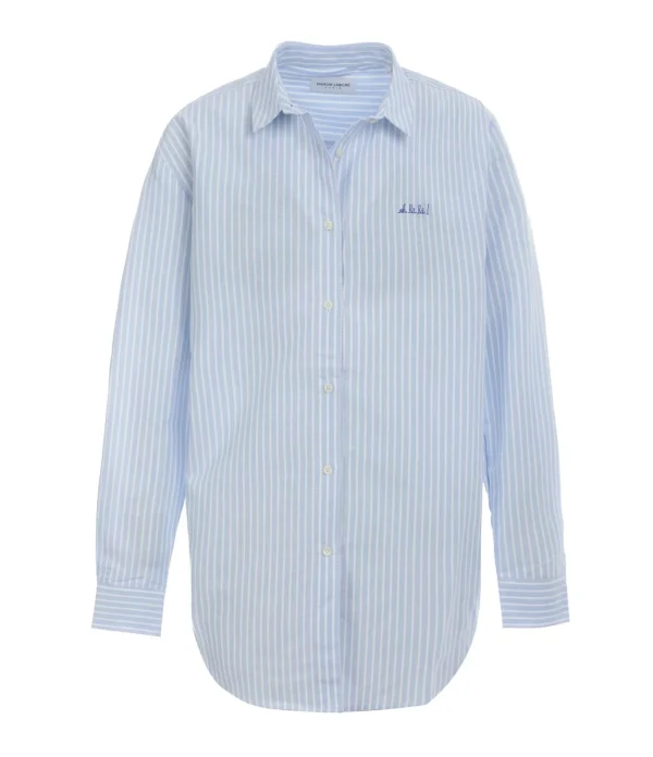 Tout neuf ✨ MAISON LABICHE Chemise Oh Là Là Coton Bleu 👏 Satisfait ou Remboursé 1