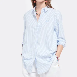 Tout neuf ✨ MAISON LABICHE Chemise Oh Là Là Coton Bleu 👏 Satisfait ou Remboursé 11