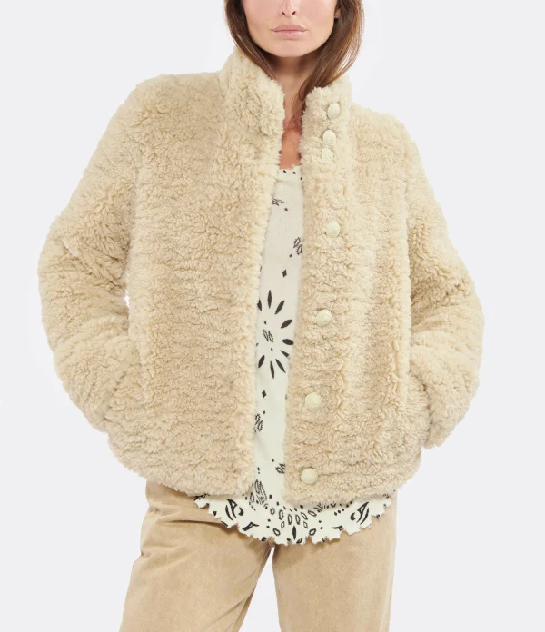 Promo ⭐ ZADIG & VOLTAIRE Manteau Fino Beige Mastic 🧨 mode tendance 4