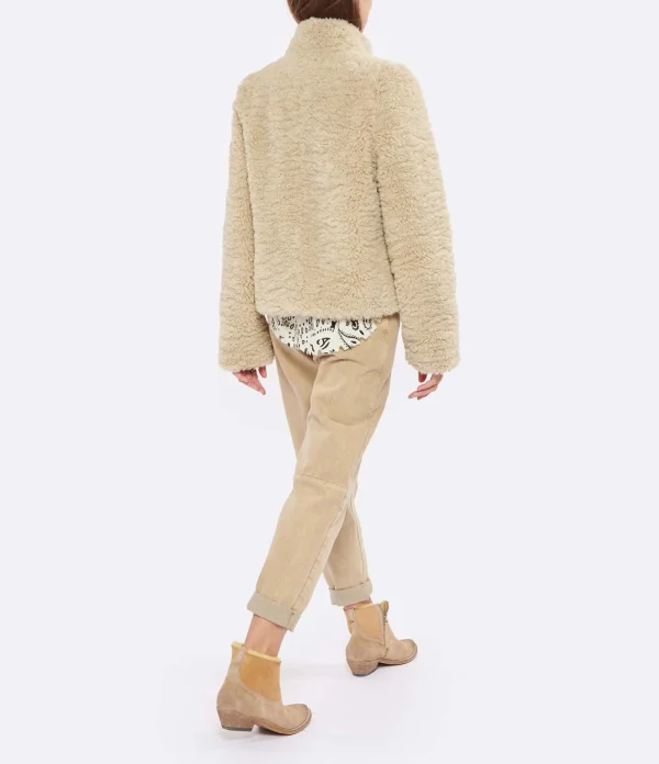 Promo ⭐ ZADIG & VOLTAIRE Manteau Fino Beige Mastic 🧨 mode tendance 6