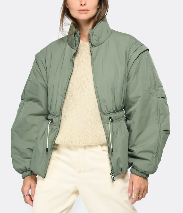 Coupon 💯 ISABEL MARANT ÉTOILE Manteau Dastyni Laine Verdigris 💯 magasin france 5