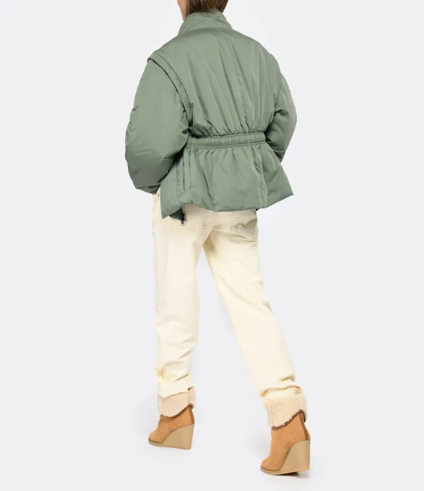 Coupon 💯 ISABEL MARANT ÉTOILE Manteau Dastyni Laine Verdigris 💯 magasin france 7