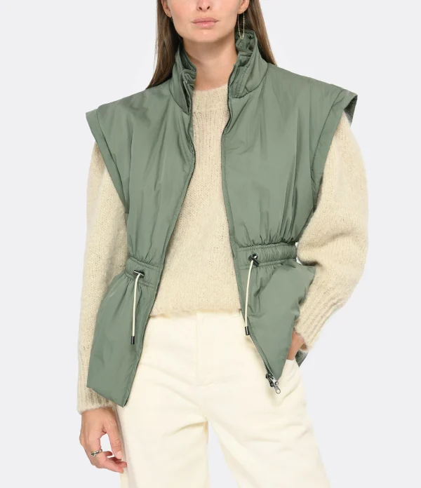 Coupon 💯 ISABEL MARANT ÉTOILE Manteau Dastyni Laine Verdigris 💯 magasin france 8