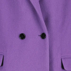 outlet Nouveau 🌟 ISABEL MARANT Manteau Efegozi Laine Ultra Violet 🥰 9